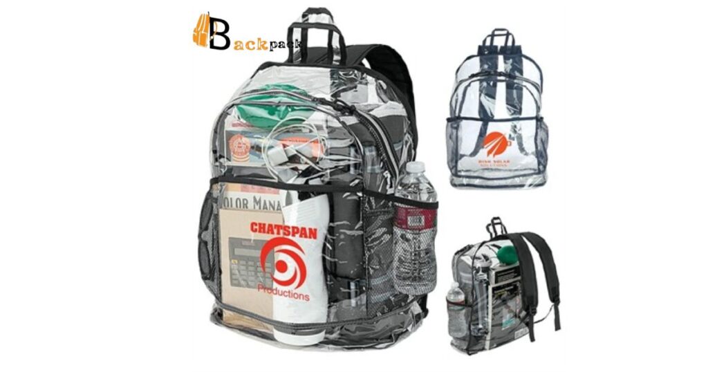 Overview of clear backpacks