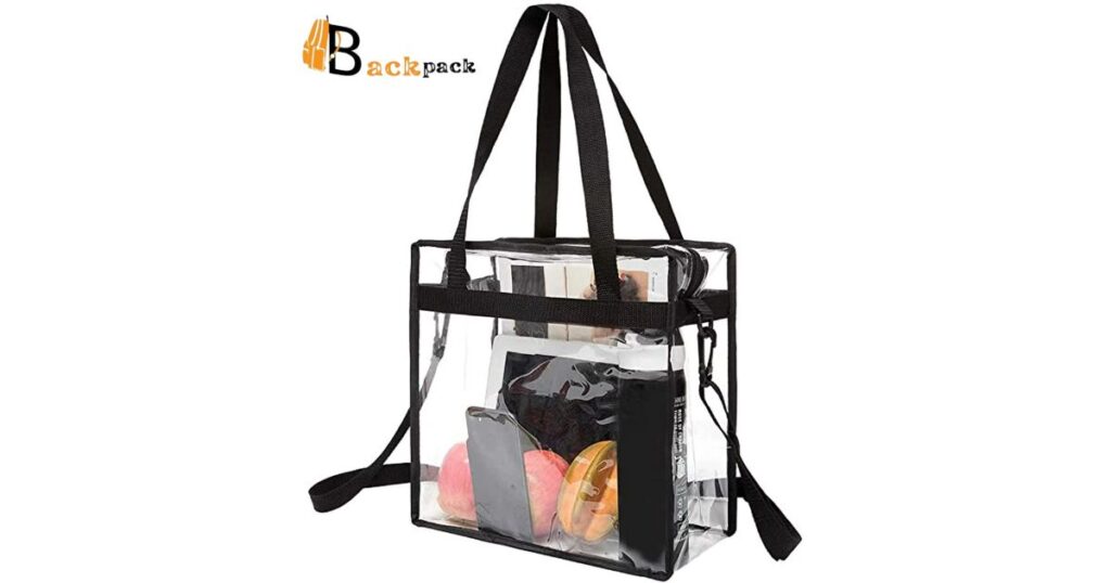 Transparent Stadium Approved Backpack by BAGAIL