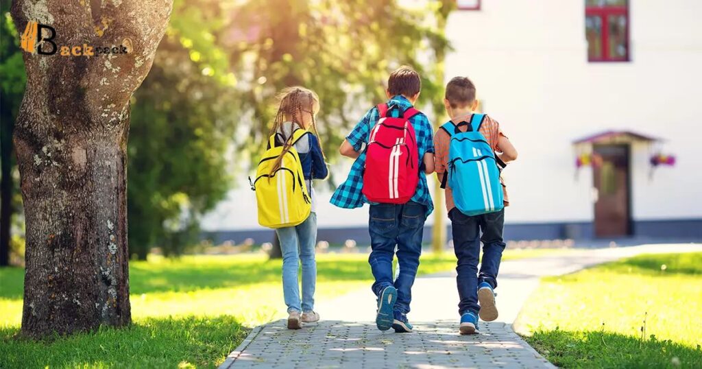 Match the backpack to the child